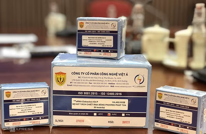 Kit test nhanh virus SARS-CoV-2 do Việt Nam sản xuất đã xuất khẩu sang nhiều nước.