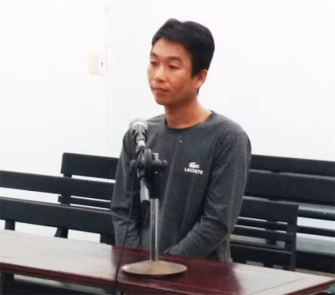 Bị cáo Nguyễn Văn Lượm tại tòa. Bị cáo Nguyễn Văn Lượm tại tòa.