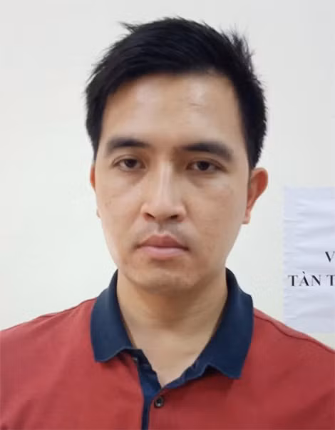 Bị can Nguyễn Trường Giang.