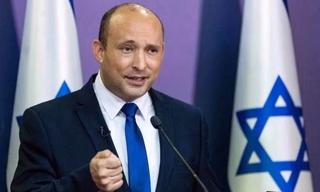 Ông Bennett phát biểu trước Quốc hội Israel.