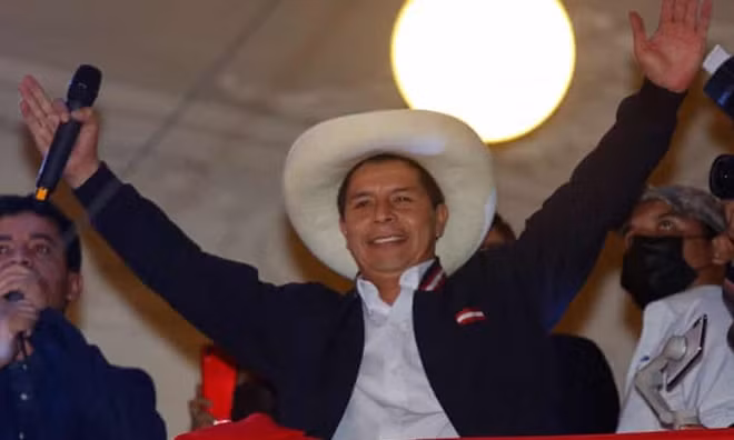 Tân Tổng thống Peru Pesro Castillo.