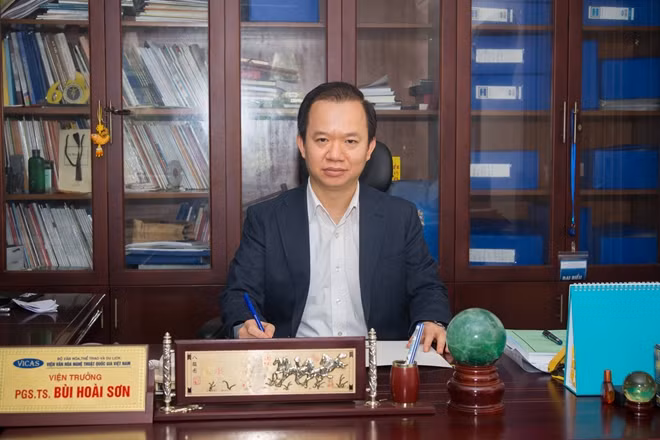 PGS.TS Bùi Hoài Sơn - Viện trưởng Viện Văn hóa Nghệ thuật Quốc gia Việt Nam.