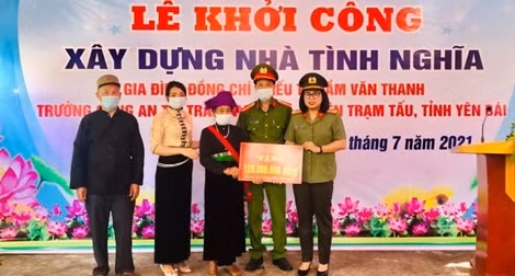 Cụm thi đua số 3 khởi công xây dựng nhà tình nghĩa