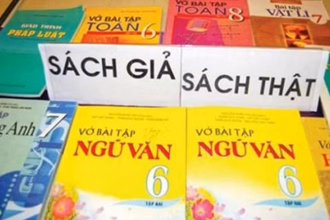 Sách giả, sách lậu được sản xuất tinh vi, khó phát hiện.