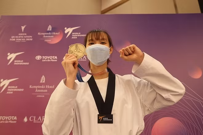 Kim Tuyền rạng rỡ giành huy chương vàng vòng loại Olympic 2020 khu vực châu Á.