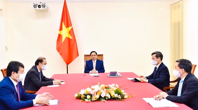 Quang cảnh buổi điện đàm.