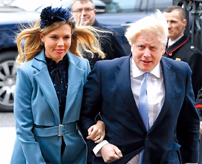 Thủ tướng Anh Boris Johnson và phu nhân - Bà Carrie Symonds.