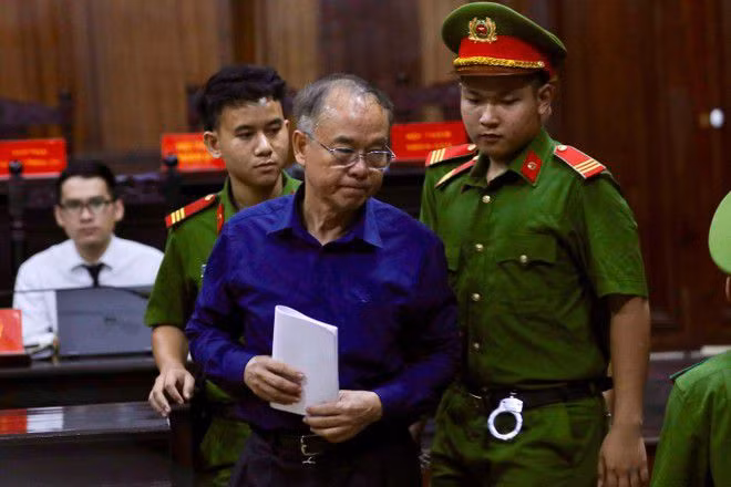 Ông Nguyễn Thành Tài tại phiên xử hồi tháng 9-2020.