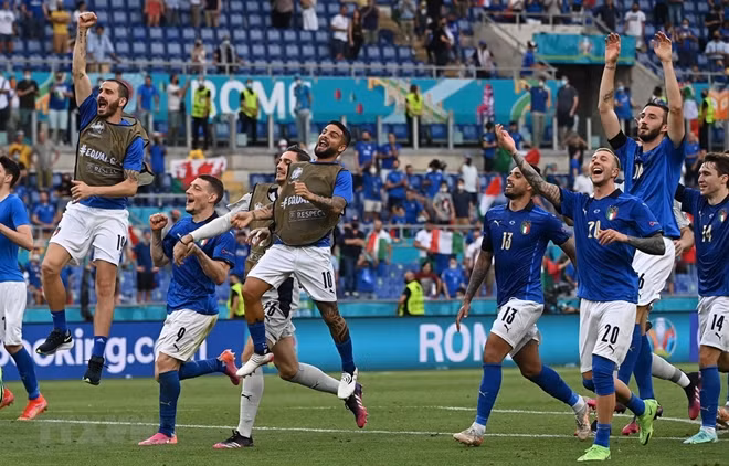 Đội tuyển Italia càng chơi càng hay tại EURO 2021.