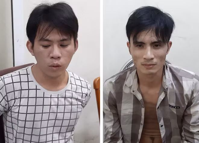 Hai đối tượng cướp giật bị ông Ra bắt vào những ngày đầu năm 2021.