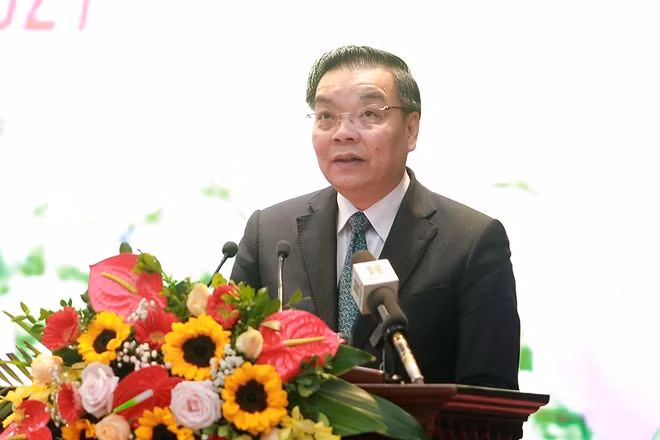 Đồng chí Chu Ngọc Anh phát biểu tại Hội nghị.