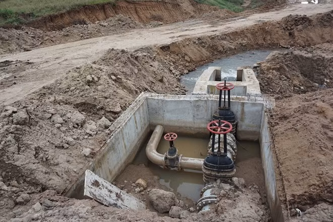 Nhiều hạng mục của dự án thi công chậm tiến độ từ 3-5 tháng.