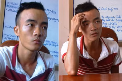 Hai đối tượng Quốc và Tuấn.