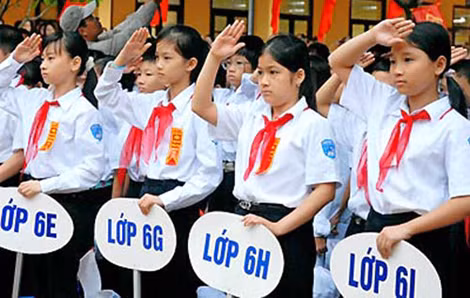 Năm nay hà Nội vẫn xét tuyển vào lớp 6. Ảnh minh họa.