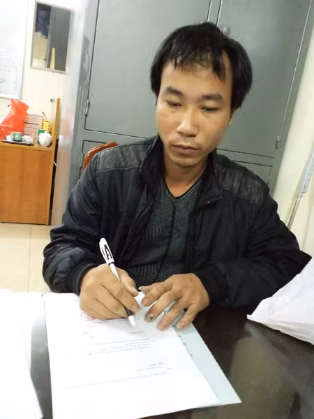 Nguyễn Văn Điện tại Cơ quan Công an.