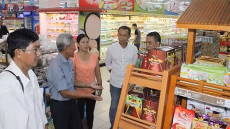 Hàng Việt chiếm phần lớn không gian tại các siêu thị của BigC.