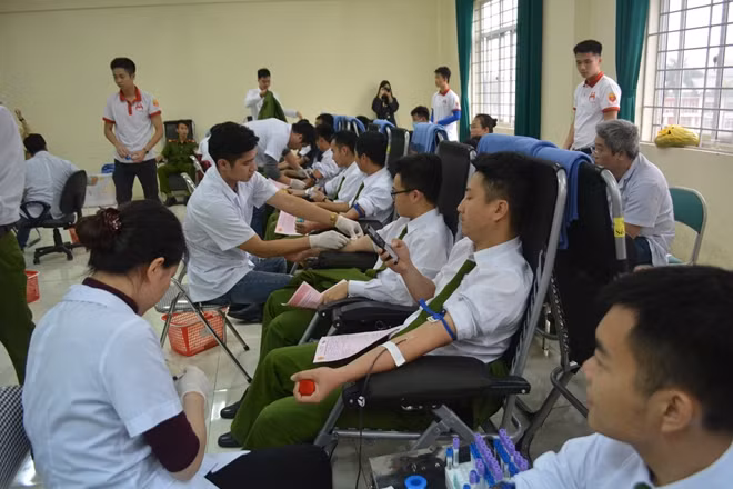 Một số hình ảnh tại Ngày hội hiến máu