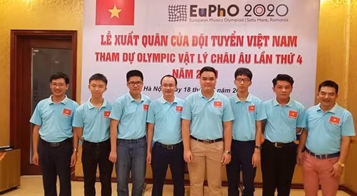 Học sinh lớp 11 giành HCV tại cuộc thi Olympic Vật lý Châu Âu