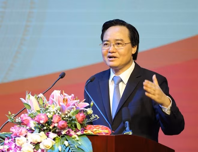 Bộ trưởng Bộ GD&ĐT phát biểu tại Hội nghị