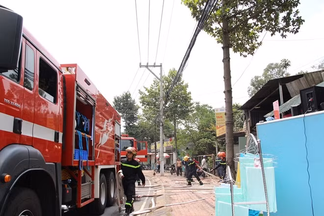 Công an triển khai công tác chữa cháy