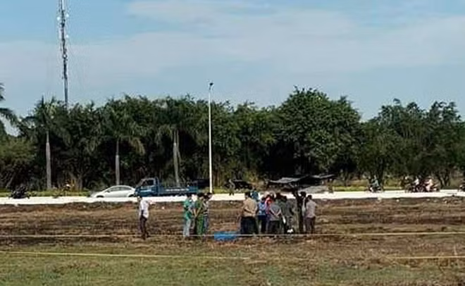 Hiện trường vụ việc (ảnh H.C)