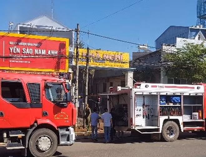 Hiện trường vụ cháy (ảnh CTV)