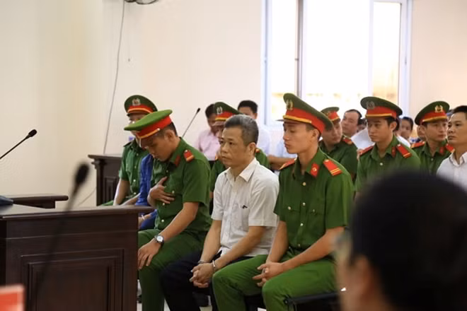 Bị cáo Khanh tại phiên tòa