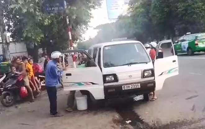 Hiện trường vụ việc (ảnh CTV)