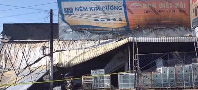 Hiện trường vụ cháy