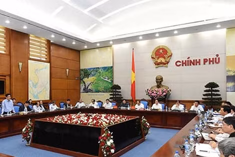 Toàn cảnh cuộc họp. Ảnh: VGP/Quang Hiếu.