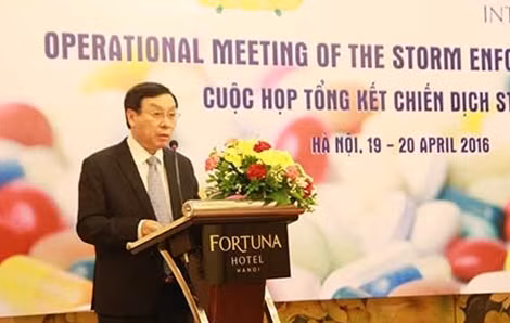 Thiếu tướng Trần Duy Thanh phát biểu khai mạc Cuộc họp.