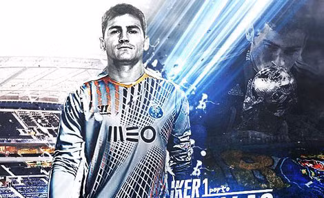 Iker Casillas sẽ ra sân trong màu áo FC Porto vào mùa tới (Ảnh Bleacherreport). Iker Casillas sẽ ra sân trong màu áo FC Porto vào mùa tới (Ảnh Bleacherreport).