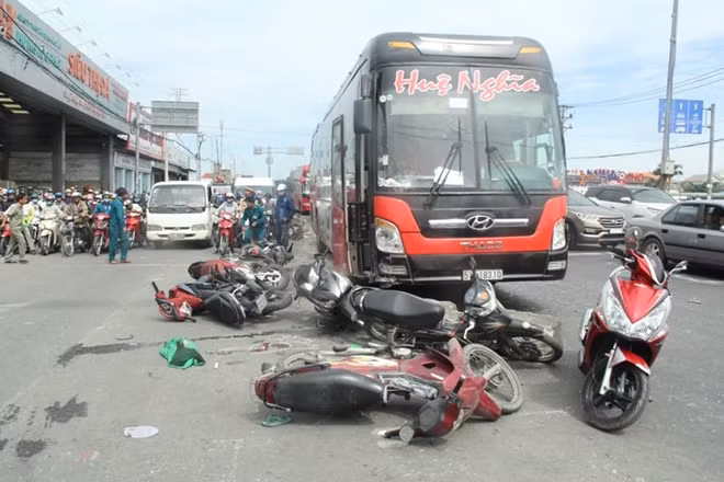 Hiện trường vụ va chạm