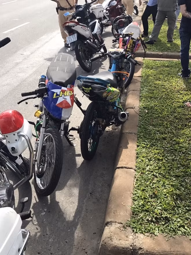 Các phương tiện của "quái xế" đều bị thay đổi kết cấu