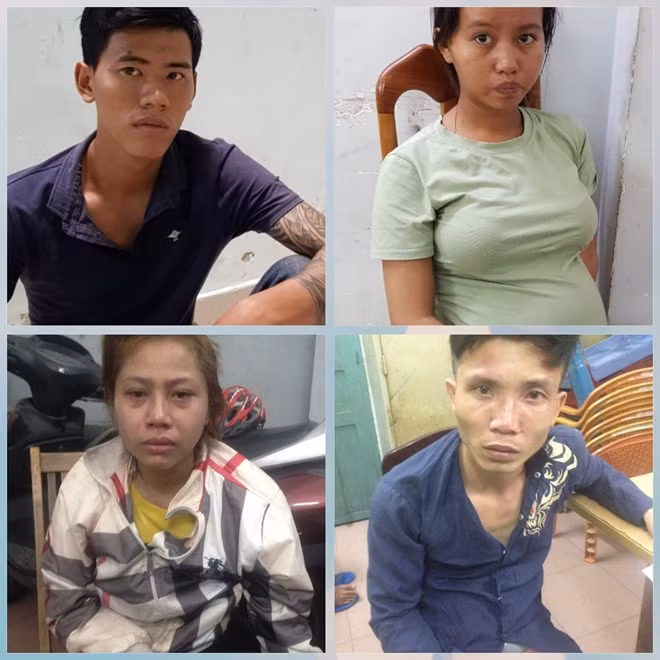 4 đối tượng trong 2 vụ cướp