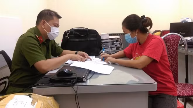 Bị can Lê Ngọc Ngân