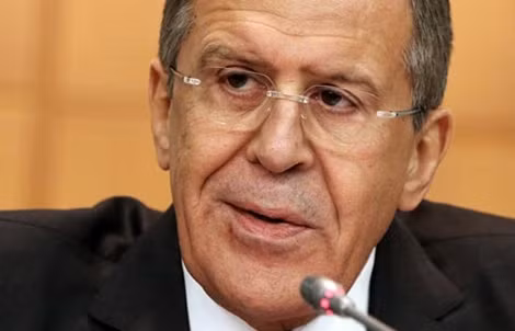 Ngoại trưởng Nga Sergei Lavrov phát biểu tại diễn đàn hôm 14-12. Ảnh: Spunik.