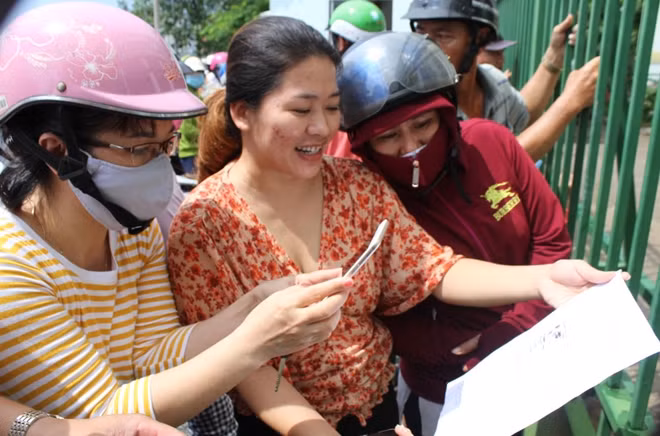 Phụ huynh rất vui khi đã tư vấn cho con học đúng chủ đề năm nay thi