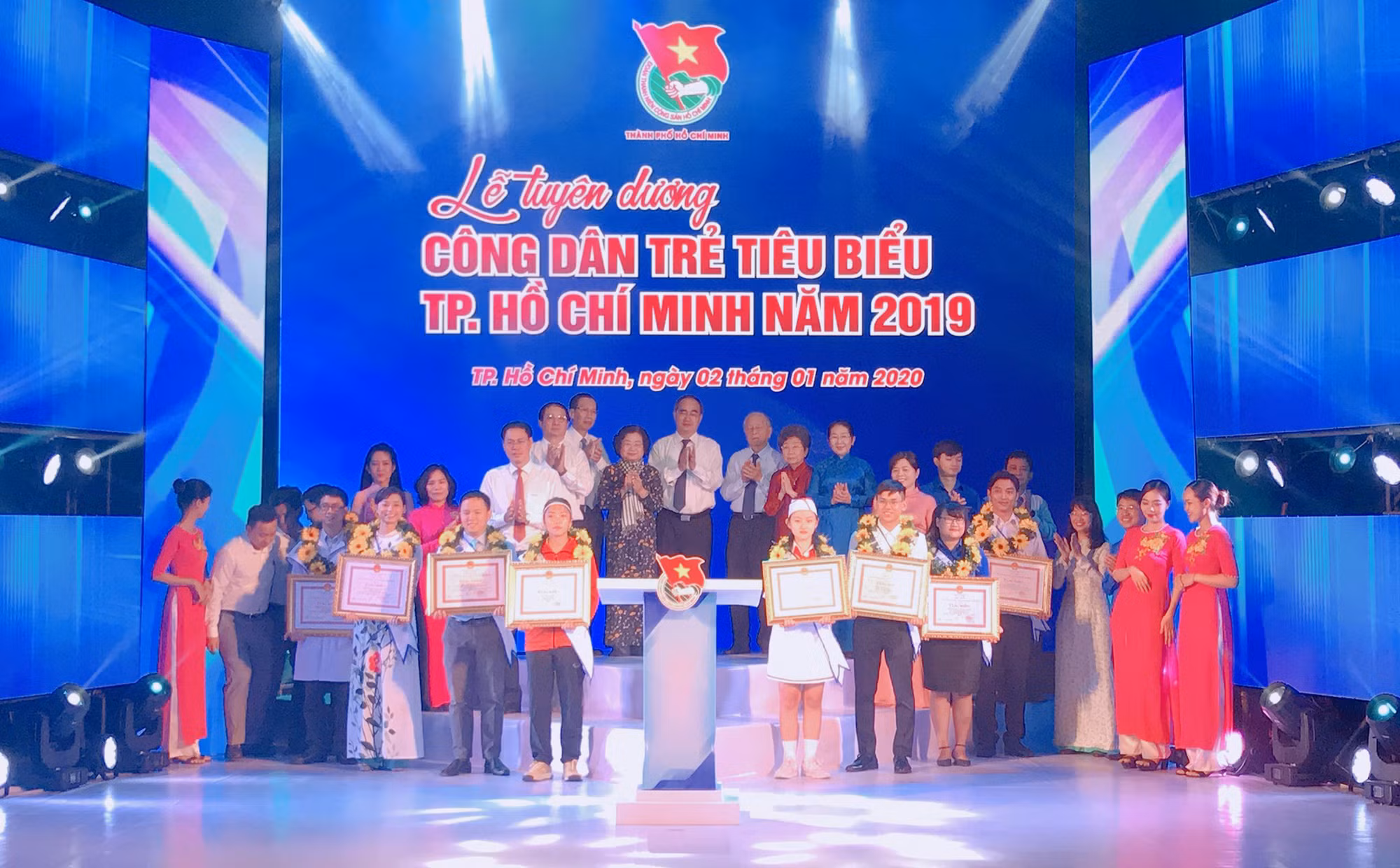 TP Hồ Chí Minh tuyên dương 12 Công dân trẻ tiêu biểu