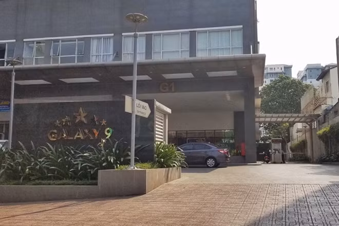 Chung cư Galaxy 9, nơi xảy ra vụ việc.