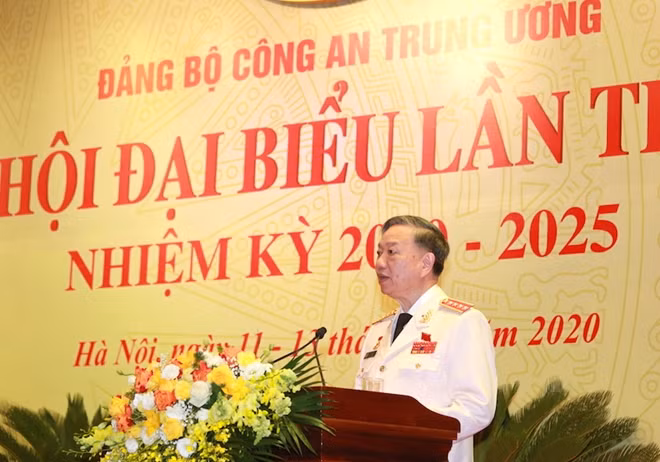 Đại tướng Tô Lâm phát biểu tại phiên trù bị.