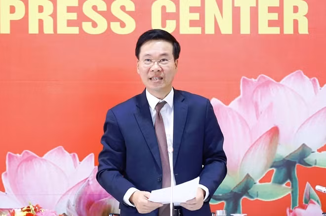Trưởng Ban Tuyên giáo Trung ương Võ Văn Thưởng.