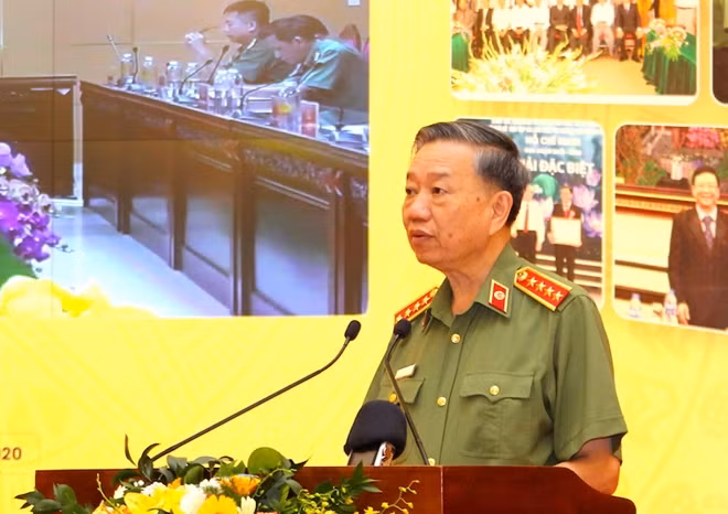 Bộ trưởng Tô Lâm phát biểu kết luận hội thảo.