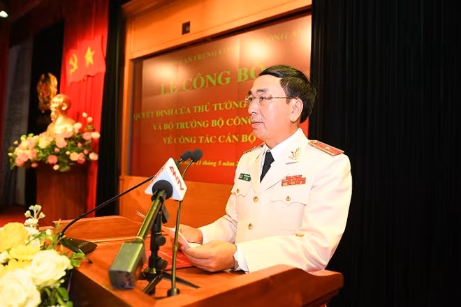 Thứ trưởng Trần Quốc Tỏ phát biểu tại buổi lễ.