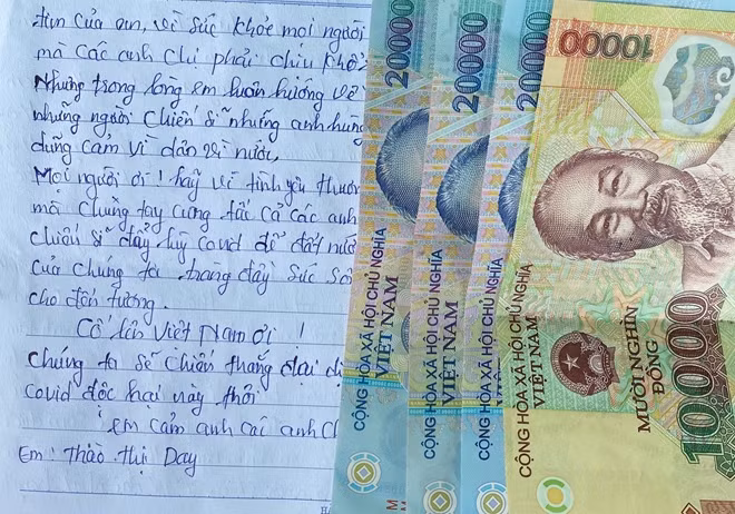 Bức tâm thư đầy xúc động của chị Thào Thị Day gửi CBCS chốt kiểm soát phòng, chống dịch tại Bắc Giang.