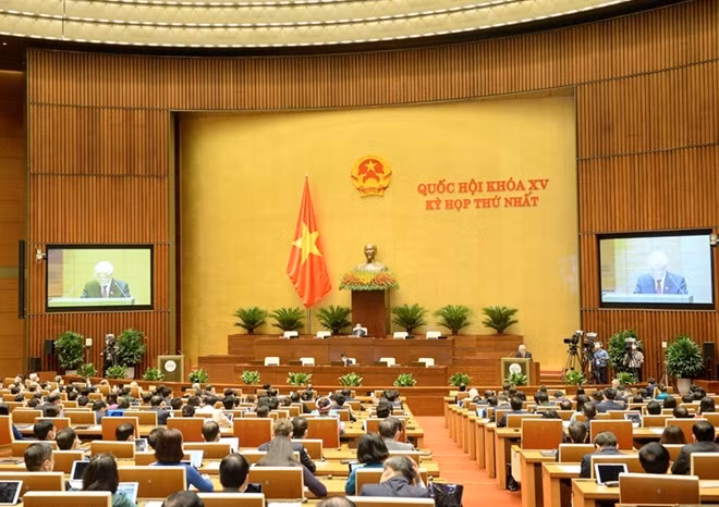 Toàn cảnh hội trường.