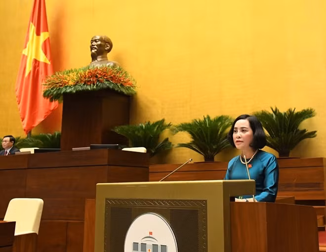 Trưởng Ban công tác đại biểu Nguyễn Thị Thanh.