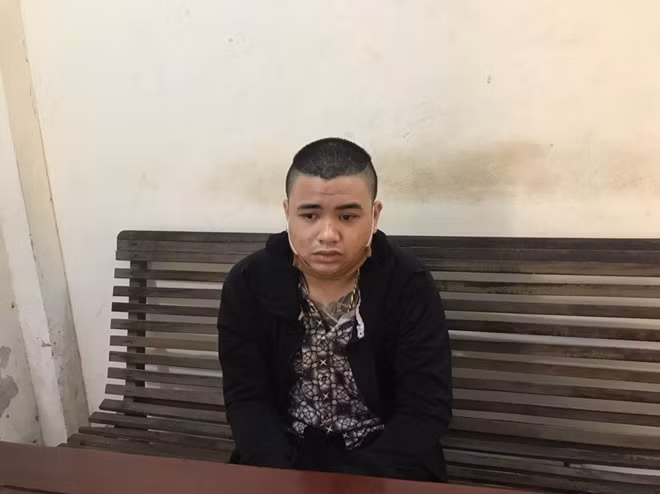 Đối tượng Dương Đức Tâm bị bắt giữ.