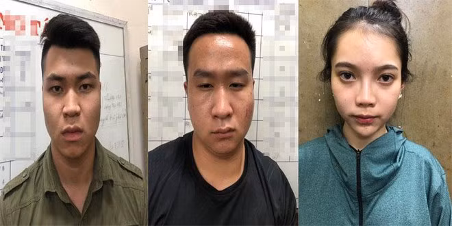 Các đối tượng Minh, Việt, Trà My (từ trái qua).
