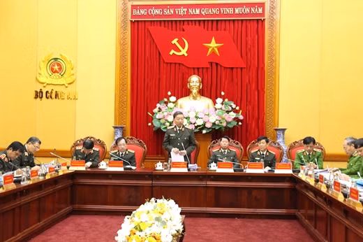 Bộ trưởng Tô Lâm chủ trì Hội nghị giao ban công tác Công an 